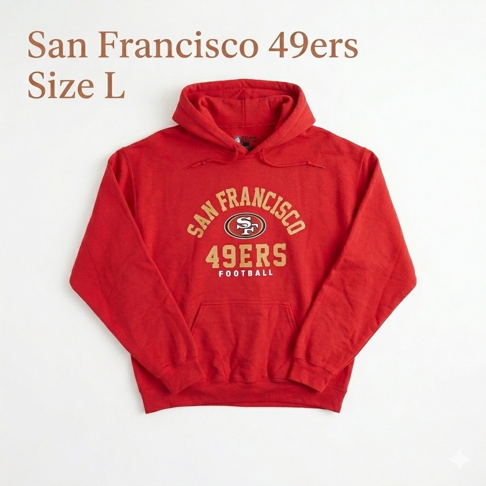 NFL Team Apparel Streetwear San Francisco 49ers‎ Hoodie Men Large
